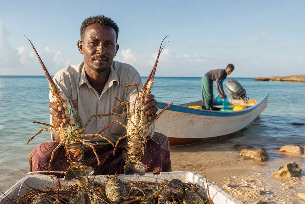 Somali Marine Trade — fresh catch, boats, and the Somali coast